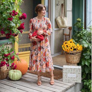 Jillian Harris x Mad Boutique Midi Dress - Farm Floral
